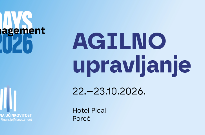 Hrvatska Kostajnica - hrvatska-kostajnica.net - MANAGEMENT DAYS 2026 Agilno upravljanje 22.-23.10.2026., Hotel Pical Poreč